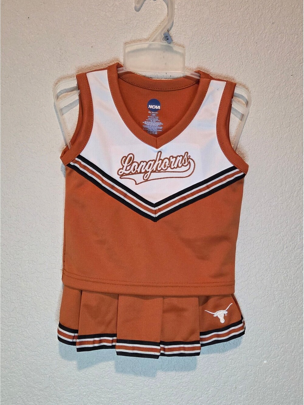 NCAA Texas Longhorns Toddler Cheerleader outfit 24M
